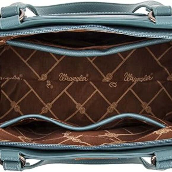 Wrangler Tote Bag Large Shoulder Purse Top Handle - Picture 3 of 5